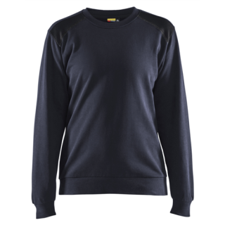 Blaklader - Sweatshirt bicolour Dames, M-blauw/Zwart, XL