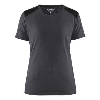 Blaklader - Dames T-Shirt, M-Grijs/Zwart, L