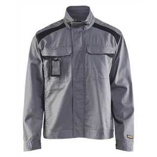 Blaklader - Industriejack. Ongevoerd, Grijs/Zwart, 3XL