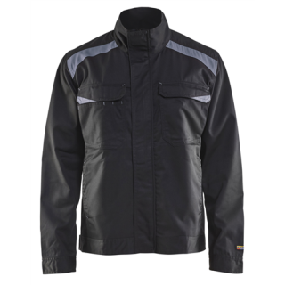 Blaklader - Industriejack. Ongevoerd, Zwart/Grijs, XL