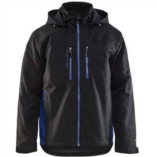 Blaklader - Lichtgewicht Winterjas, Zwart/High Vis Geel, 4XL
