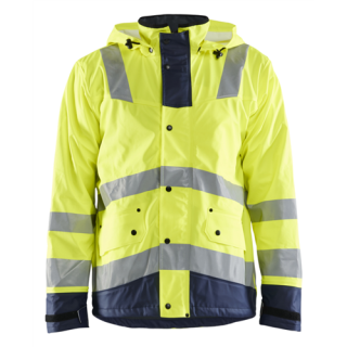 Blaklader - Regenjas gevoerd H-V level 2, Geel/M-blauw, 4XL