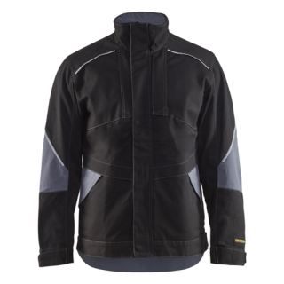 Blaklader - Vlamvertragend jack, Zwart/Grijs, 4XL