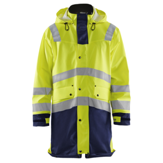 Blaklader - Regenjas High-Vis level 3, Geel/M-blauw, L