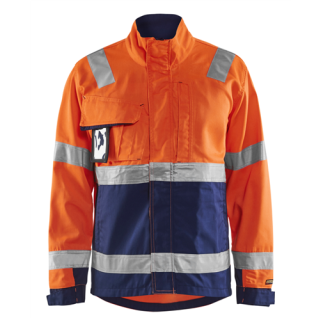 Blaklader - Jack High-Vis, Oranje/M-blauw, 6XL