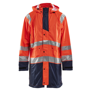Blaklader - Regenjas High-Vis level 1, Oranje/M-blauw, S