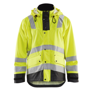 Blaklader - Regenjas High-Vis level 2, Geel/Zwart, XS