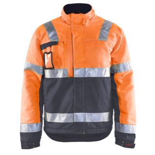 Blaklader - Winterjas, High Vis Oranje/M-Grijs, XL