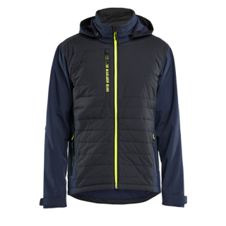 Blaklader - Hybride Jack, Zwart/High Vis Geel, 4XL