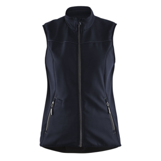 Blaklader - Dames Softshell bodywarmer, M-blauw/Zwart, XXL