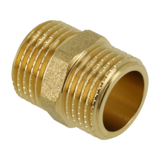 Bonfix - Dubbele nippel 1/4" buitendraad