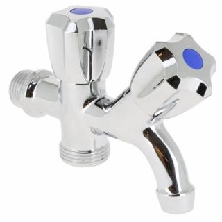 Bonfix - Dubbele verchroomde tapkraan 1/2"