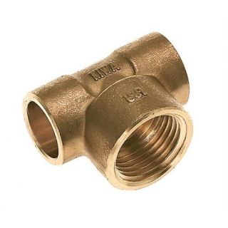Bonfix - Capillair T-stuk 15 x 1/2" binnen x 15mm.