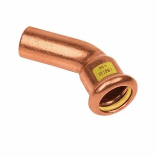 Bonfix - M-press koper gas insteekbocht 45° 54 x 54mm