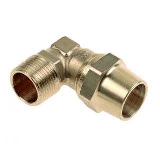 Bonfix - Belgas 36808 knie 1/2" buitendraad x 12mm