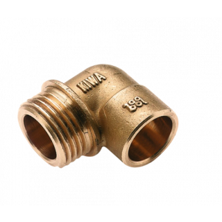 Bonfix - Capillair knie kort 3/8" buiten x 10mm.