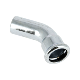 Bonfix - M-press staalverzinkt insteekbocht 45° 88,9mm.