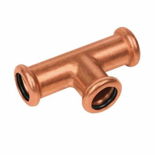 Bonfix - M-press koper T-stuk verlopend 35 x 22 x 22mm