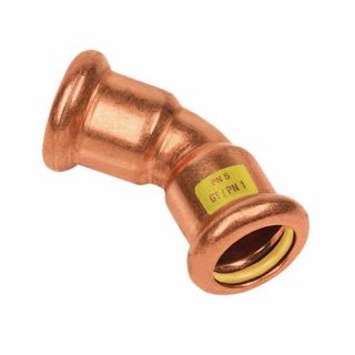 Bonfix - M-press koper gas bocht 45° 14 x 14mm