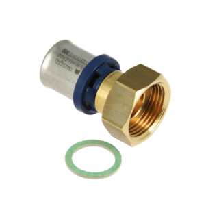 Bonfix - Alu-pers 2-delige koppeling met moer 3/4" x 26mm