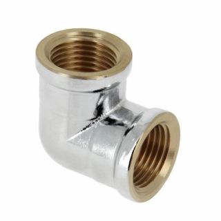 Bonfix - Knie 3/4" binnendraad verchroomd