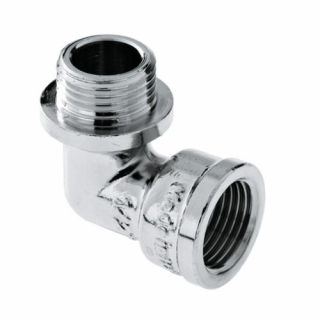 Bonfix - Knie 3/4" binnen x buitendraad. verchroomd