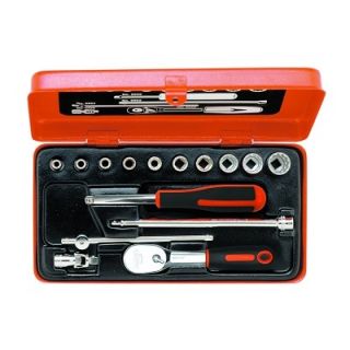 Bahco - 1/4" Doppenset metrisch, 15-delig