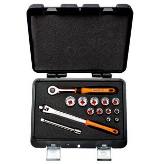 Bahco - 3/8" doppenset ergo, 14-delig