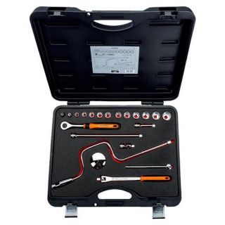 Bahco - 3/8" doppenset ergo, 21-delig