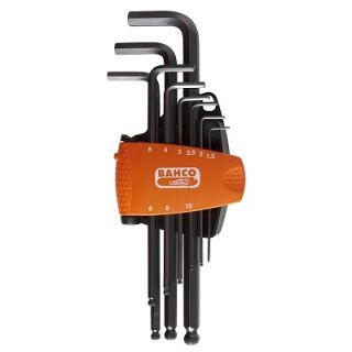 Bahco - Haakse Inbussleutelset kogelkop 9-delig