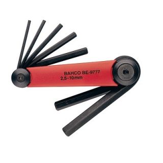 Bahco - Haakse Inbussleutelset, 7-delig
