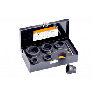 Bahco - Twist doppenset 22-41mm, 7-delig