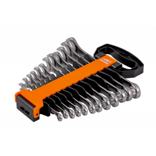 Bahco - Steek/ringsleutelset met houder 12-delig.