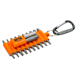 Bahco - Bits set 22-delig rubber houder PH, Torx, Inbus