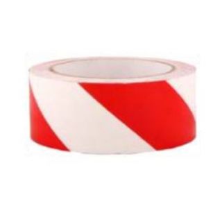 Blue Dolphin - Afzetlint, rood/wit, 75mm x 100m