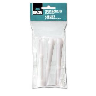 Bison - Spuitmondjes, 3 stuks zakje.