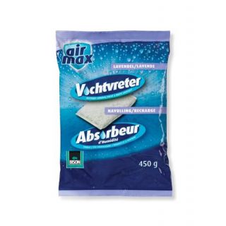 Bison - Air max navulling vochtvreter lavendel, 450gr.