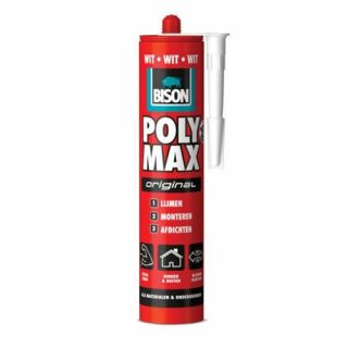 Bison - Poly max original 425 g wit (koker)