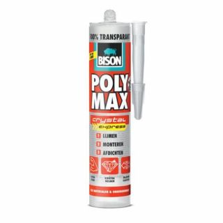 Bison - Poly max crystal high tack express 300 g koker