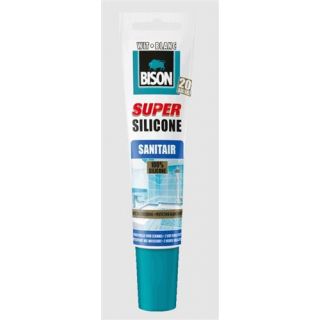 Bison - Super silicone sanitair 150 ml tube wit