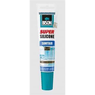 Bison - Super silicone sanitair 150 ml tube transparant