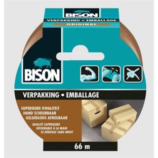 Bison - Verpakkingstape transparant 50mmx60mtr