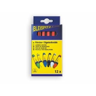 Bleispitz - Merkkrijt met wikkel geel, 12x120mm