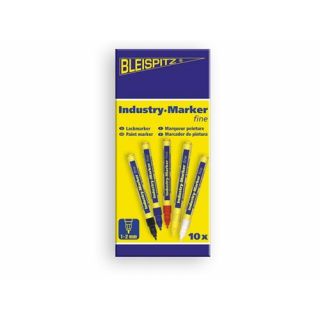 Bleispitz - Industrie verf marker fijn 1-2mm, rood