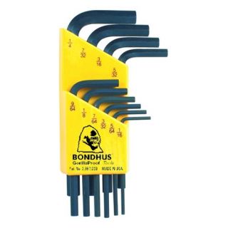 Bondhus - Inbussleutelset 1/16-1/4