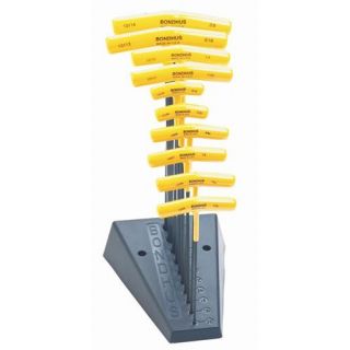 Bondhus - T-greep inbussleutelset 3/32-3/8x229mm