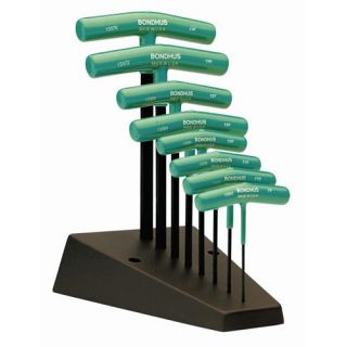Bondhus - T-greep torxsleutelset met nok T9-T40