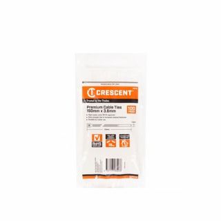 Crescent - Kabelbinders (ty-rap) naturel 150x3.6mm, 100-st.