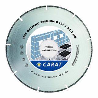 Carat - Diamantzaag Galvano PREMIUM D=115x22,23mm