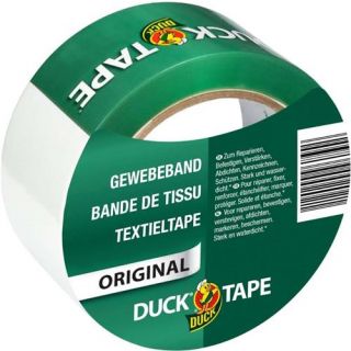 Duck - Textieltape 50mm x 25m, wit